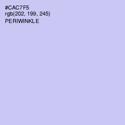 #CAC7F5 - Periwinkle Color Image