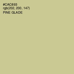 #CAC893 - Pine Glade Color Image