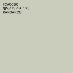 #CACCBC - Kangaroo Color Image