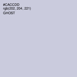 #CACCDD - Ghost Color Image