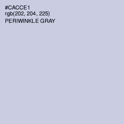 #CACCE1 - Periwinkle Gray Color Image