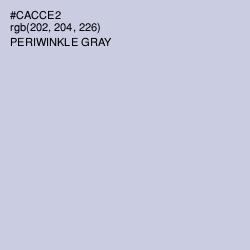 #CACCE2 - Periwinkle Gray Color Image
