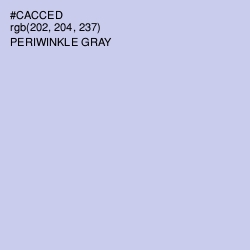 #CACCED - Periwinkle Gray Color Image