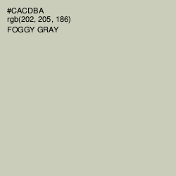 #CACDBA - Foggy Gray Color Image