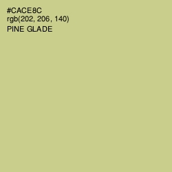 #CACE8C - Pine Glade Color Image