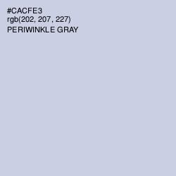 #CACFE3 - Periwinkle Gray Color Image