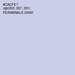 #CACFE7 - Periwinkle Gray Color Image