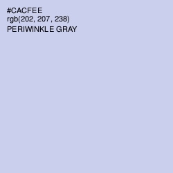 #CACFEE - Periwinkle Gray Color Image