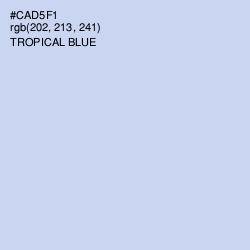 #CAD5F1 - Tropical Blue Color Image
