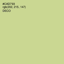 #CAD793 - Deco Color Image