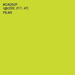 #CAD92F - Pear Color Image