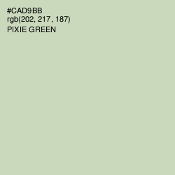#CAD9BB - Pixie Green Color Image
