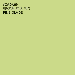 #CADA89 - Pine Glade Color Image