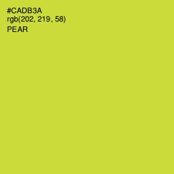 #CADB3A - Pear Color Image