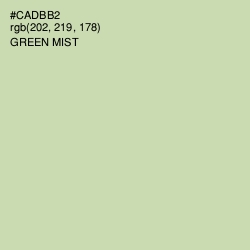 #CADBB2 - Green Mist Color Image