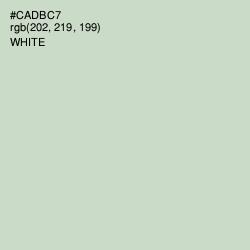 #CADBC7 - Sea Mist Color Image