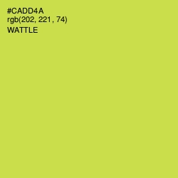 #CADD4A - Wattle Color Image