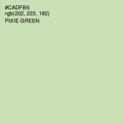#CADFB6 - Pixie Green Color Image