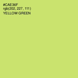 #CAE36F - Yellow Green Color Image
