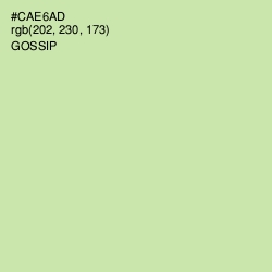 #CAE6AD - Gossip Color Image