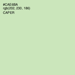#CAE6BA - Caper Color Image