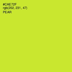 #CAE72F - Pear Color Image