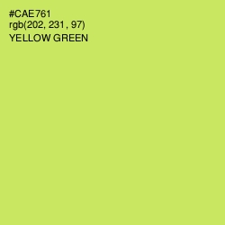 #CAE761 - Yellow Green Color Image