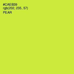 #CAEB39 - Pear Color Image