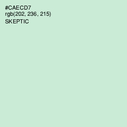 #CAECD7 - Skeptic Color Image