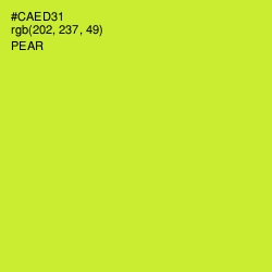 #CAED31 - Pear Color Image