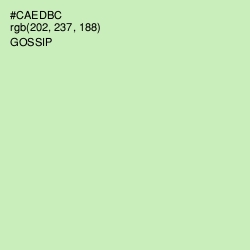 #CAEDBC - Gossip Color Image