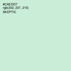 #CAEDD7 - Skeptic Color Image