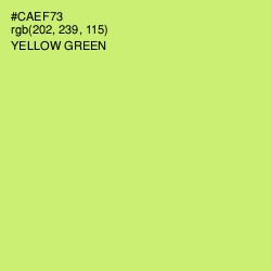 #CAEF73 - Yellow Green Color Image