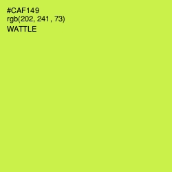 #CAF149 - Wattle Color Image