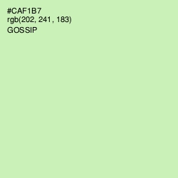 #CAF1B7 - Gossip Color Image