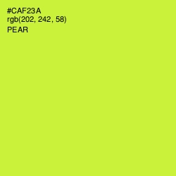 #CAF23A - Pear Color Image