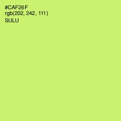 #CAF26F - Sulu Color Image