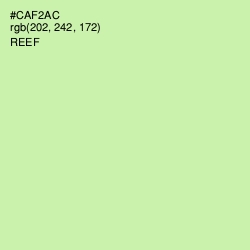 #CAF2AC - Reef Color Image