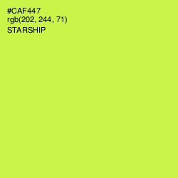 #CAF447 - Starship Color Image