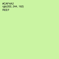 #CAF4A2 - Reef Color Image