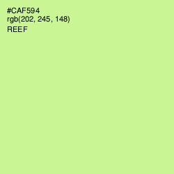 #CAF594 - Reef Color Image