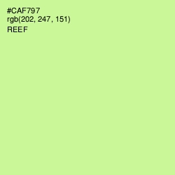 #CAF797 - Reef Color Image