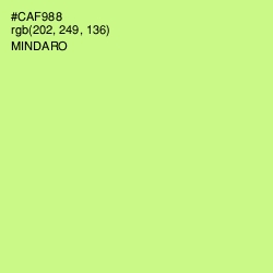 #CAF988 - Mindaro Color Image