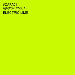 #CAFA01 - Electric Lime Color Image