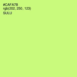 #CAFA7B - Sulu Color Image