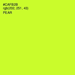 #CAFB2B - Pear Color Image