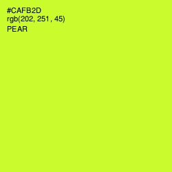 #CAFB2D - Pear Color Image