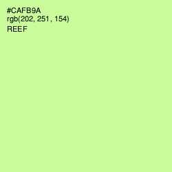 #CAFB9A - Reef Color Image