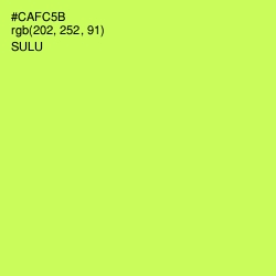 #CAFC5B - Sulu Color Image