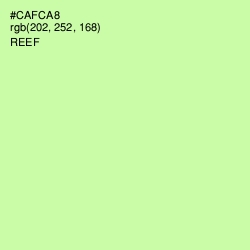 #CAFCA8 - Reef Color Image
